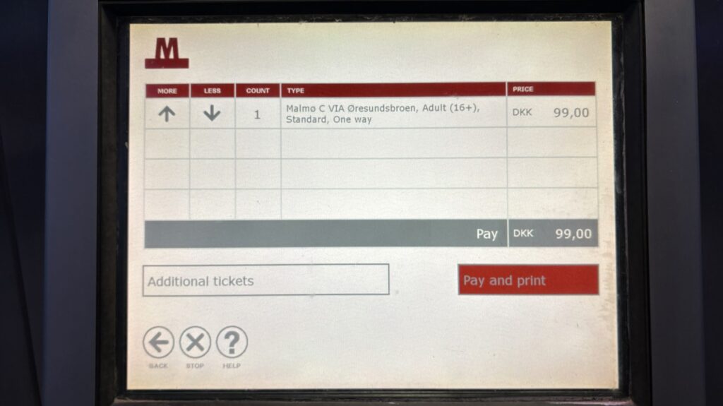Denmark-Copenhagen-Transpotation-DSB-tickets